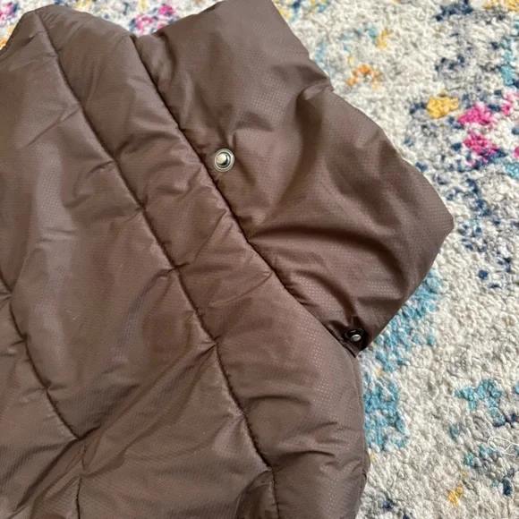 Burton women’s Rancher Puffy Vest Brown medium ski snowboard - Picture 7 of 7